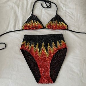 Easy Tiger Too Hot to Handle Sequin Set
